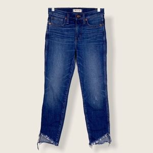 Madewell 10” High Rise Cutout Tulip Hem Size 26P